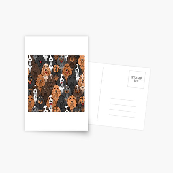 Working Cocker Spaniel Postcard
