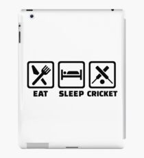 Eat sleep cricket iPad Case/Skin