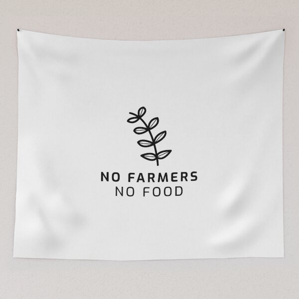 Item preview, No Farmers No Food designed and sold by PerivoliTees.