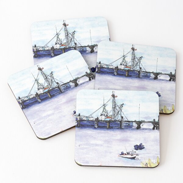 Item preview, Australian Scene - Fishing boat - Venus Bay, SA. designed and sold by Anne Huth.