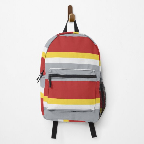 Item preview, Liverpool Retro 1982 Red Yellow White Grey Hoops designed and sold by Sporting Colour.