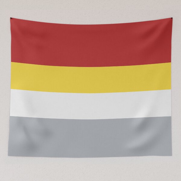 Item preview, Liverpool Retro 1982 Red Yellow White Grey Hoops designed and sold by Sporting Colour.