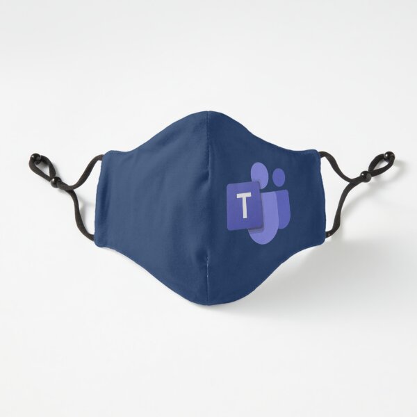 Microsoft teams blue logo Fitted 3-Layer