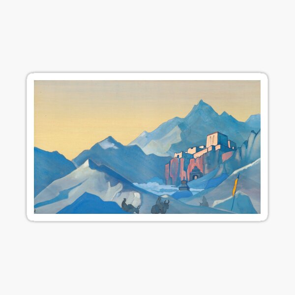 Item preview, Nicholas Roerich - Stronghold of the Spirit 1932 designed and sold by HistoryRestored.