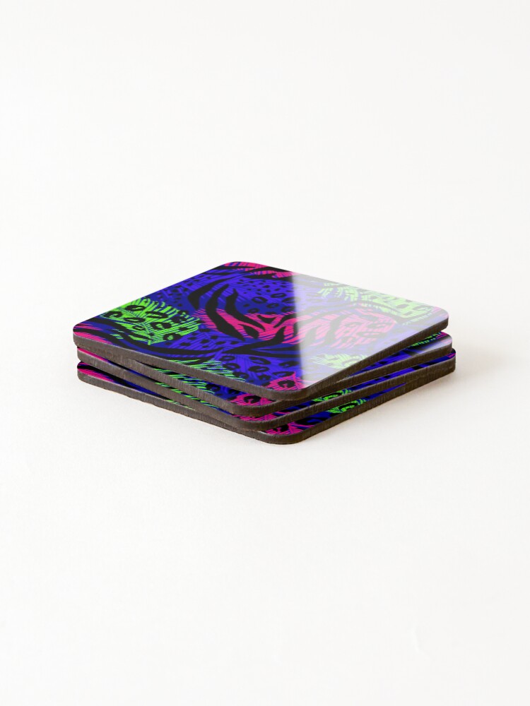 Thumbnail 4 of 5, Coasters (Set of 4), IconPatterns51 designed and sold by IconPatterns.