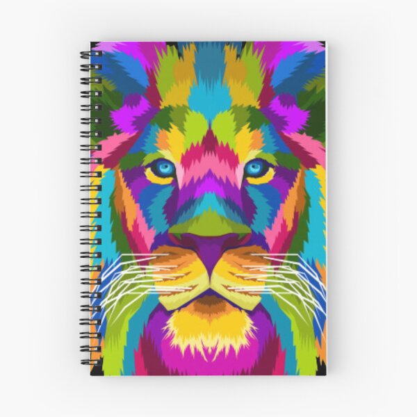 Item preview, Polychromatic lion head designed and sold by Rakos-Merch.