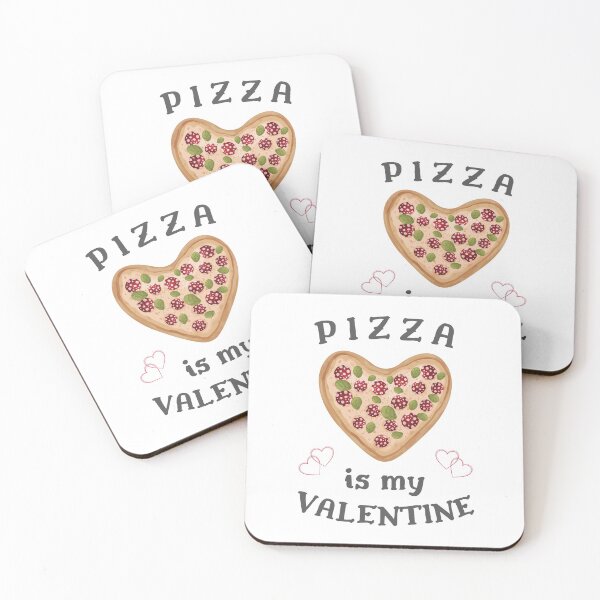 Item preview, Pizza is my Valentine - Heart Shape Pizza designed and sold by ShawnDzign.
