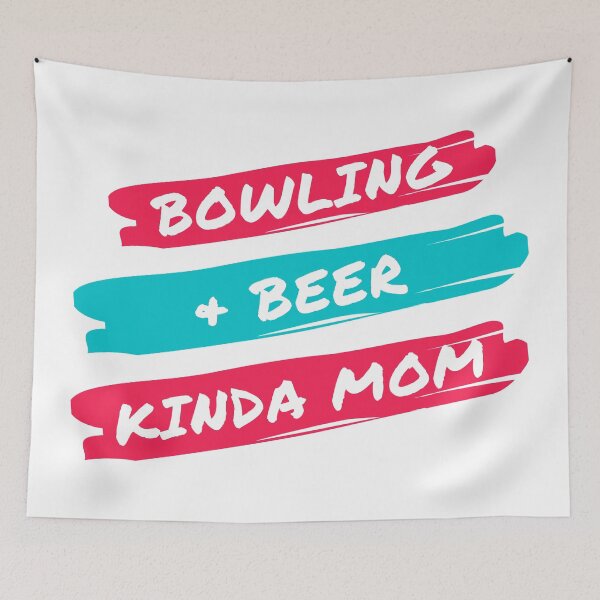 Item preview, Bowling and beer kinda mom designed and sold by TheGreenGoat.