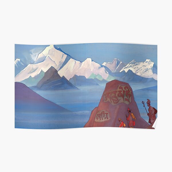 Nicholas Roerich - The Way to Kailash Poster