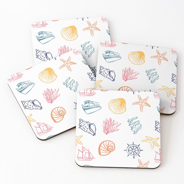 Item preview, Sea ocean shells starfish sailing designed and sold by DerSenat.