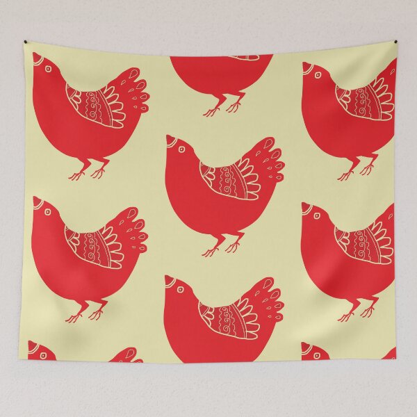 Item preview, oiseau rouge designed and sold by AWAarts.