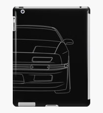 rx7 Umriss - weiß iPad-Hülle & Klebefolie