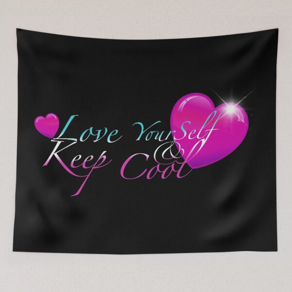 Item preview, Love Yourself and Keep Cool designed and sold by CyrilsDesigns.