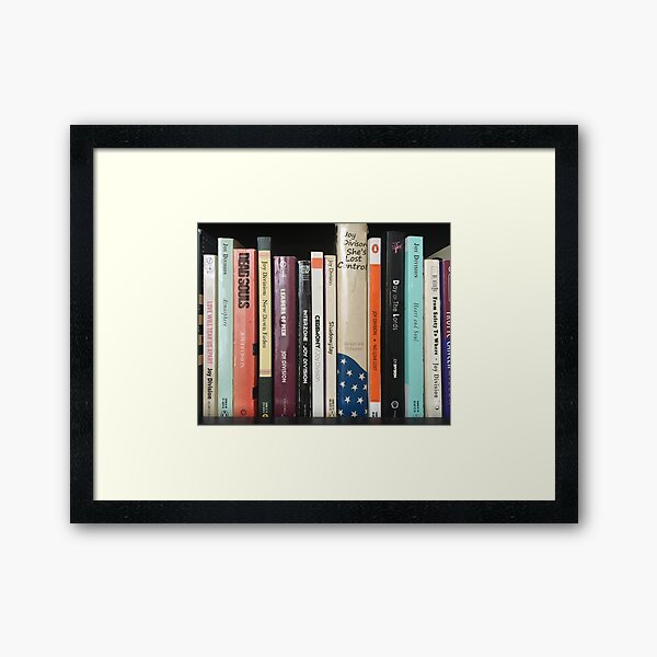Joy Division Bibliothèque Impression encadrée