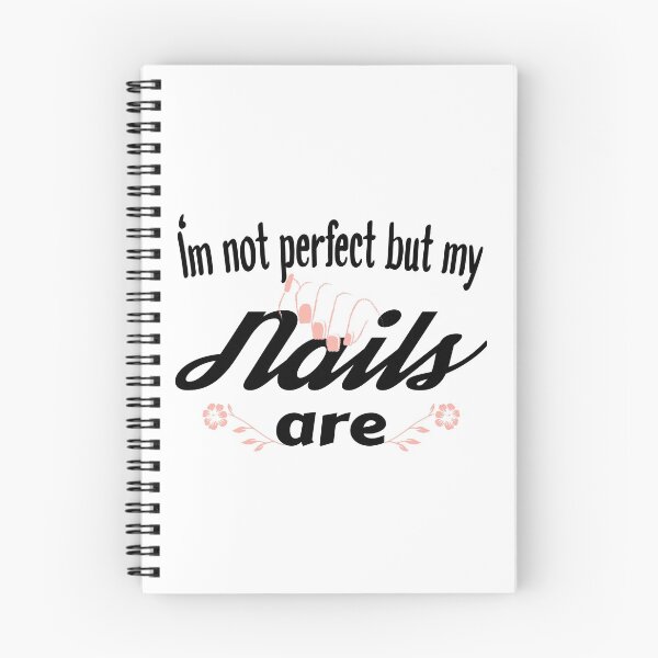 Item preview, I'm not perfect but my nails are, mokeup artist, nail stickers, nails lover, women gift designed and sold by T-DESIGNEDZ.