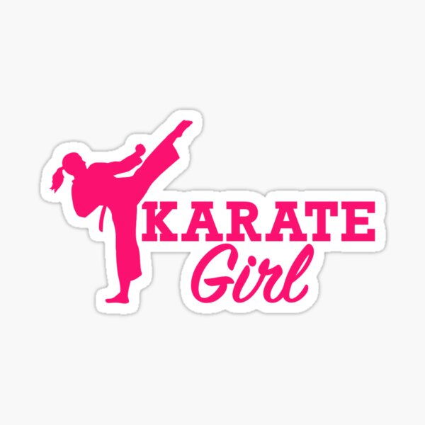 Item preview, Karate girl designed and sold by Designzz.