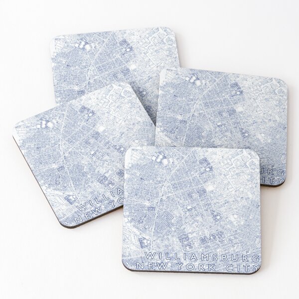 Item preview, Williamsburg Neighbourhood Buildings Map designed and sold by Mapozoid.