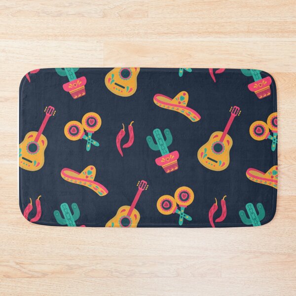 Item preview, Mexico mexican elements pattern designed and sold by DerSenat.