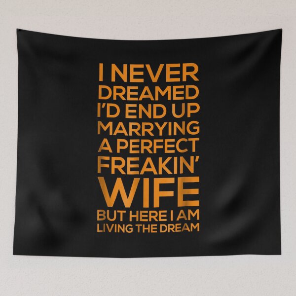 Item preview, Marrying A Perfect Freakin Wife  designed and sold by Laren-Fashion.