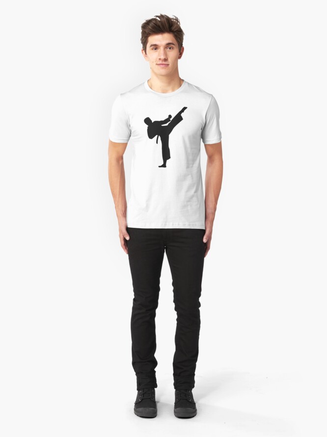 Vista alternativa de Camiseta ajustada Kárate