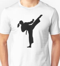 Karate girl woman Unisex T-Shirt