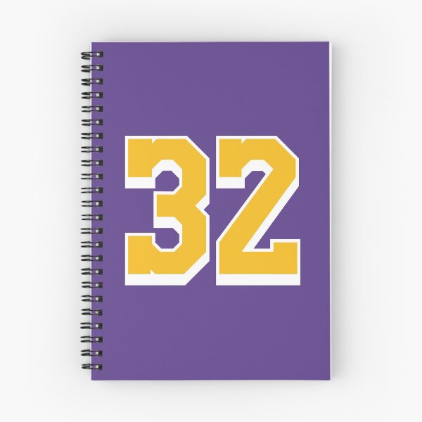 Item preview, 32 Yellow Number thirty-two Purple Basketball Jersey designed and sold by elhefe.