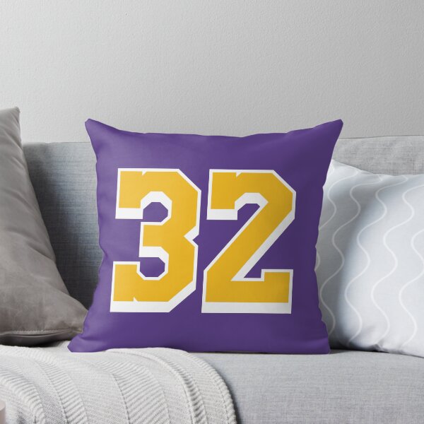 Item preview, 32 Yellow Number thirty-two Purple Basketball Jersey designed and sold by elhefe.