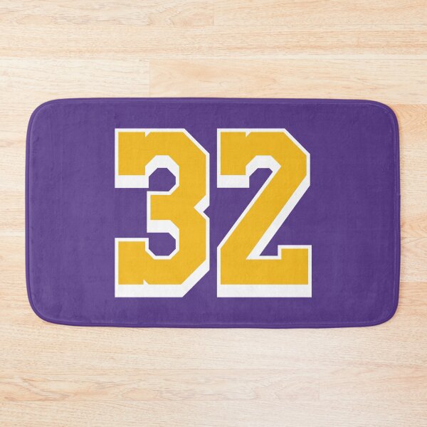 Item preview, 32 Yellow Number thirty-two Purple Basketball Jersey designed and sold by elhefe.