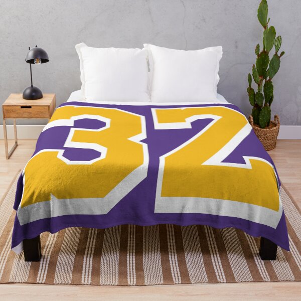 Item preview, 32 Yellow Number thirty-two Purple Basketball Jersey designed and sold by elhefe.