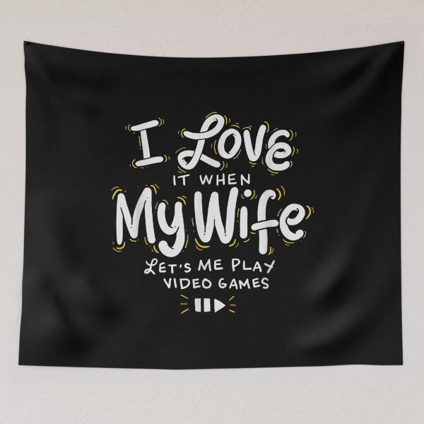 Item preview, Mens I Love It When My Wife Lets Me Play Video Games  designed and sold by Laren-Fashion.