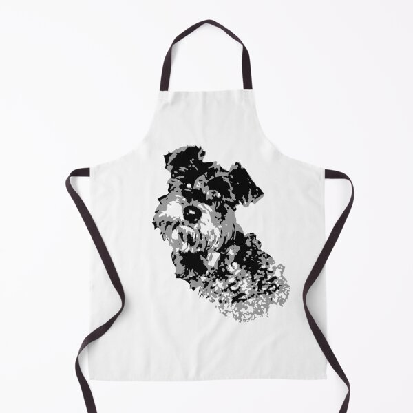 Item preview, Miniature Schnauzer Dog Black and White Graphic Drawing Original Artwork designed and sold by Stuart Siney.