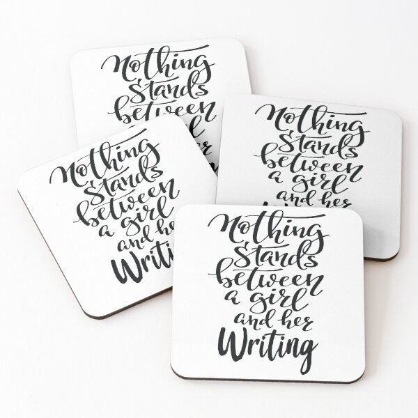Item preview, Nothing Stands Between A Girl And Her Writing designed and sold by ProjectX23.