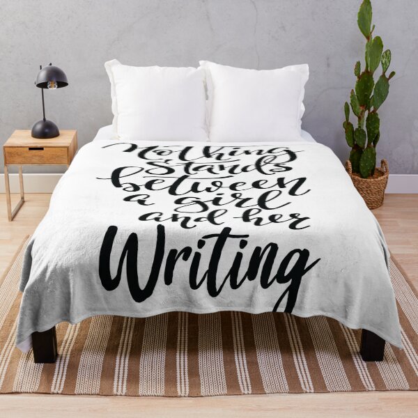 Item preview, Nothing Stands Between A Girl And Her Writing designed and sold by ProjectX23.