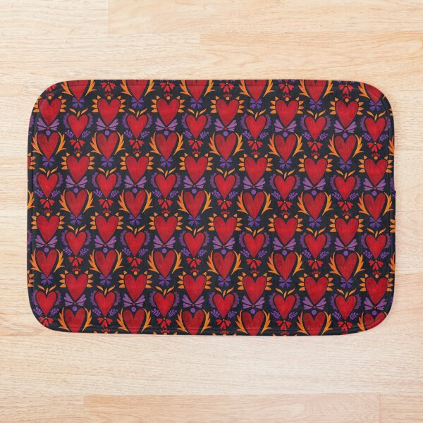 Item preview, Mexican Burning Heart Pattern designed and sold by ToiledeLina.