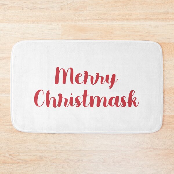 Item preview, A humorous illustration Christmas card, featuring Santa Claus, an elf and a reindeer wearing COVID19 masks and the title Merry Christmask, which is a play on words, Merry Christmas plus the letter 'k' designed and sold by Marko Blagoevic.