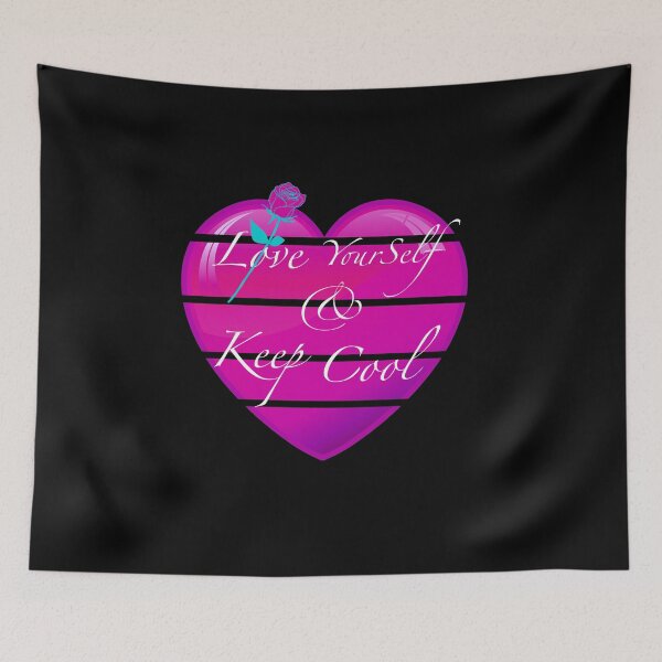 Item preview, Love Yourself and Keep Cool designed and sold by CyrilsDesigns.