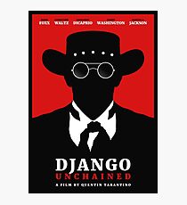 Django Unchained Filmplakat Fotodruck