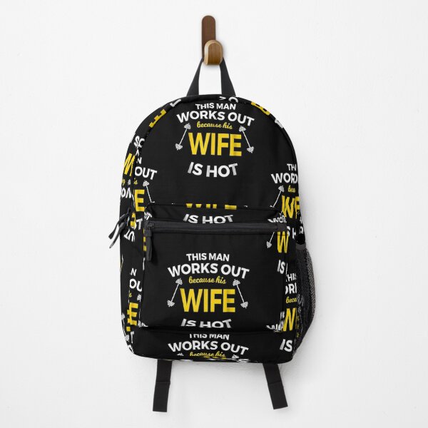 Item preview, Mens This Man Works Out Because his Wife is Hot Funny designed and sold by Laren-Fashion.
