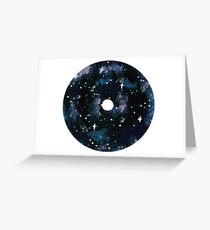 Galaxy CD Design Greeting Card