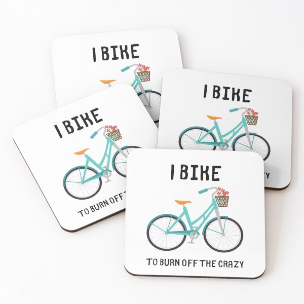 Item preview, I Bike To Burn Off The Crazy,gift ideas bicycle lover funny designed and sold by piskwi.