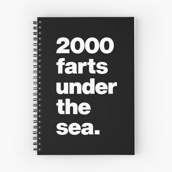 Item preview, 2000 Farts under the sea - Funny Saying Quote about Farting designed and sold by elhefe.