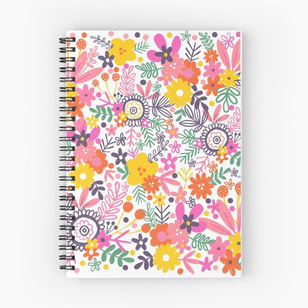 Item preview, The Fruity Garden bright flowers and leaves designed and sold by stamptout.