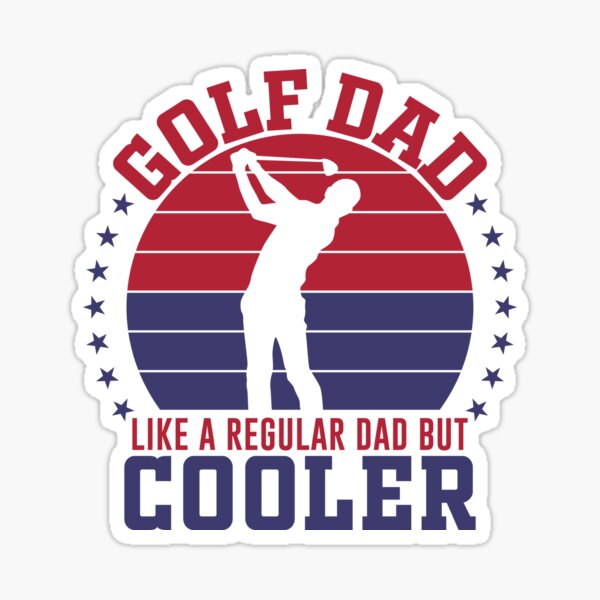 Vista previa del artículo con la obra «Genial papá del golf.», diseñado y vendido por Topstation.