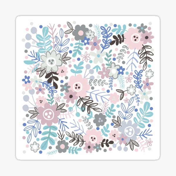 The Pastel Garden Sticker