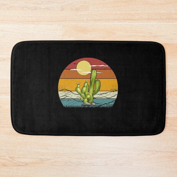 Item preview,  Retro Vintage Saguaro Cactus Cactus Sunset Desert Cactaceae designed and sold by Tee Revolution.