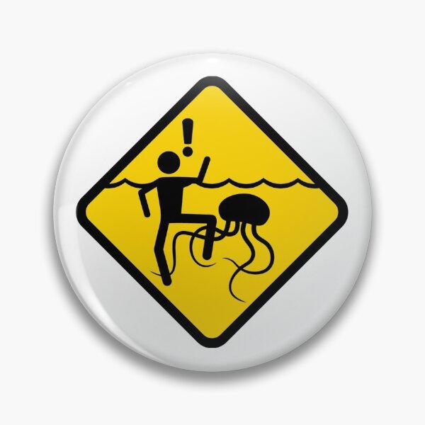Item preview,  Jellyfish Waring Sign   designed and sold by treasure-crafts.
