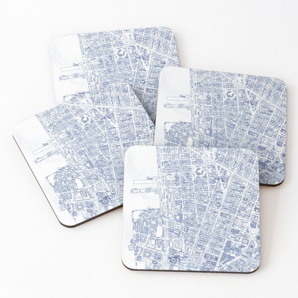 Item preview,  Tribeca Neighbourhood Buildings Map designed and sold by Mapozoid.