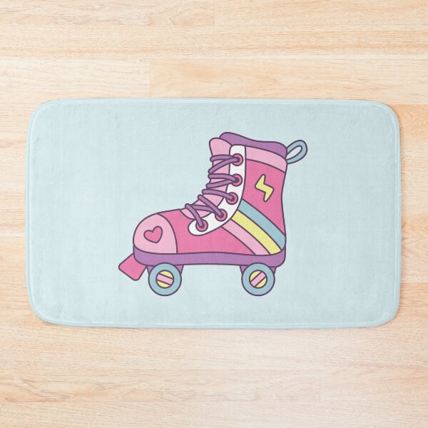 Item preview, Pink and Purple Roller Skates Doodle designed and sold by rustydoodle.