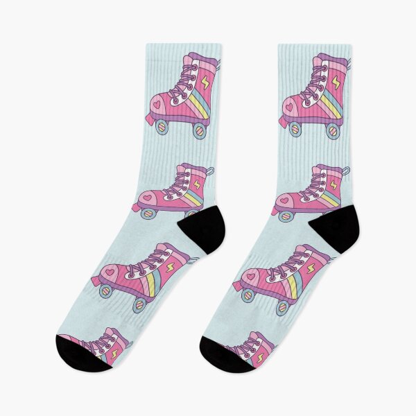 Item preview, Pink and Purple Roller Skates Doodle designed and sold by rustydoodle.