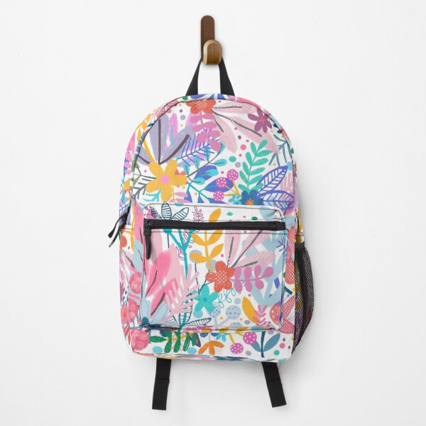 Item preview, The Tropical Garden flowers leaves berries pattern designed and sold by stamptout.